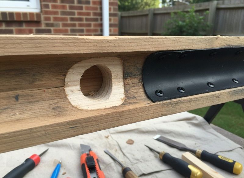 Wood Gutter Repair detail